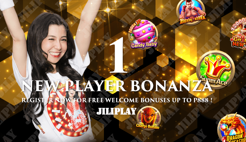 Register Now for Free Welcome Bonuses Up to P888 ! New Player Bonanza #1