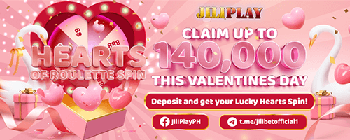 JILIBET Hearts of Roulette Lucky Spin